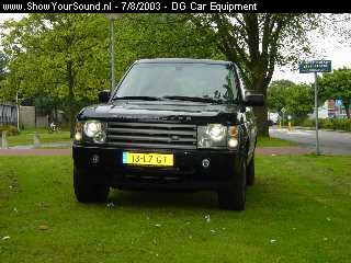 showyoursound.nl - SAVV Range Rover - DG Car Equipment - dsc01172.jpg - SAVV Range Rover Vooraanzicht
